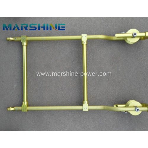 Trolley Ruberize Rope Hanging Inspection Trolleys for Insulation Flexible Rope China ...