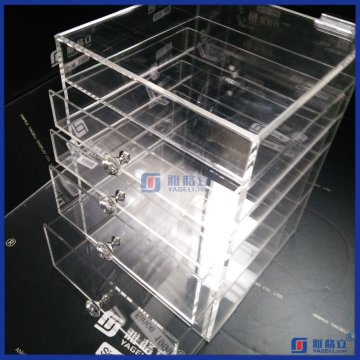 2016 Hot Sale!! 5 Drawers Acrylic Drawer Storage Makeup Organizer