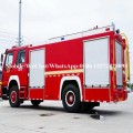 Precio más bajo Howo 5t Camión de lucha contra incendios
