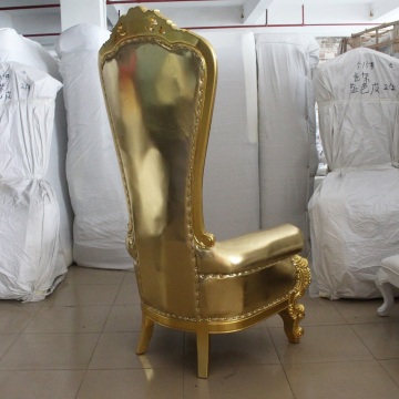 Modern Royal High-Back Throne Chairs for Weddings and Outdoor Hotels