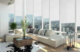 100 Polyester Plain Dyed Roller Blind Curtain Shades