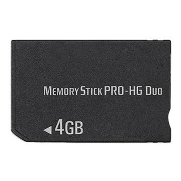 2 to 64GB Memory Stick PRO-Hg Duo, CE Certified