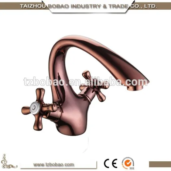 Special Design Luxurious style Antique Roes Gold Basin Faucet With Wonderful Quality
