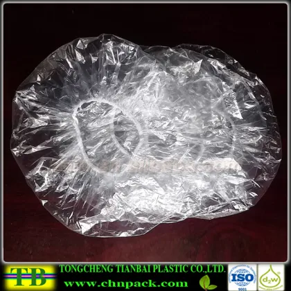 Custom Disposable PE Plastic Hair Spa Cap