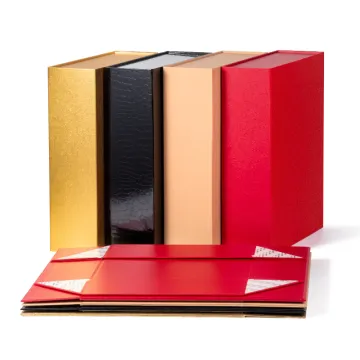 Colorful Flat Paper Magnetic Folding Packaging Gift Box
