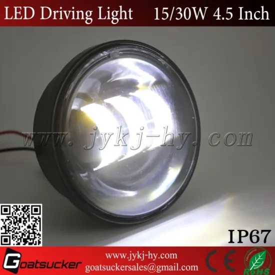 4.5 Inch 30W LED Fog Lamp for Indicators Motorcycle Driving Fog Lights