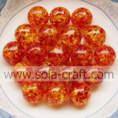 14MM & 20MM Luxury Round Resin Crystal Beads