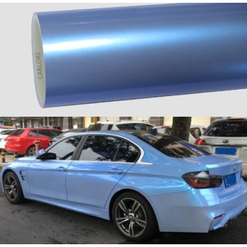 PPF Paint Protection Film Chameleon Gloss White to Blue Vinyl Car Wrap Kit