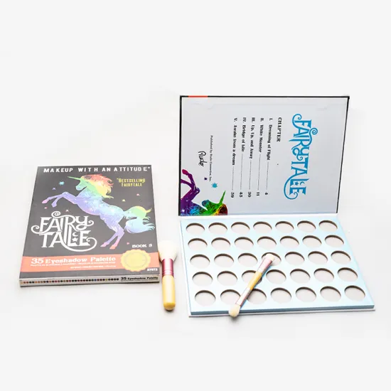 Wholesale Waterproof Full Color Eyeshadow Palette Paper Box