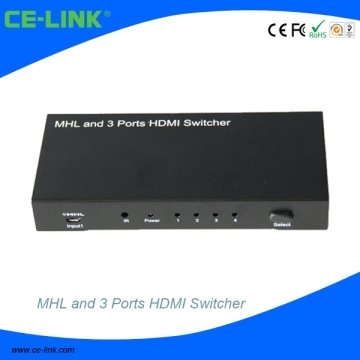 MHL and 3 Ports HDMI Switcher MHL Switcher