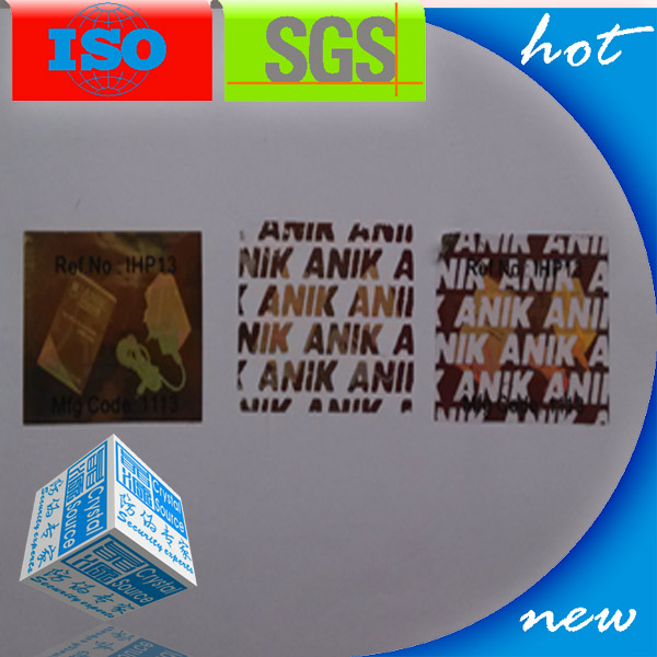 Tamper Evident Hologram Stickers