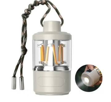 New Multi-Functional Outdoor Waterproof Type-C Charging Stepless Dimming LED Camping Light Flashlight: Your Ultimate Adventure Companion