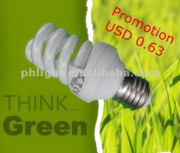 Stock 4.0T E14 15W full spiral Energy Saving Lamp OEM