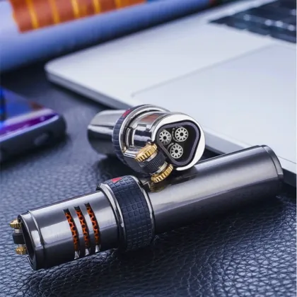 JOBON Triple Torch Lighter Windproof Gas Flint Lighter Refill Jet Flame Fire Metal Spray Gun Kitchen Pipe Cigar Lighter Gadgets
