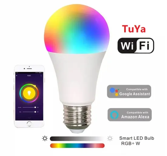 5W 7W 9W 12W Bluetooth Tuya RGB Dimmable Alexa Smart WiFi Bulb B22 E27 E26 LED