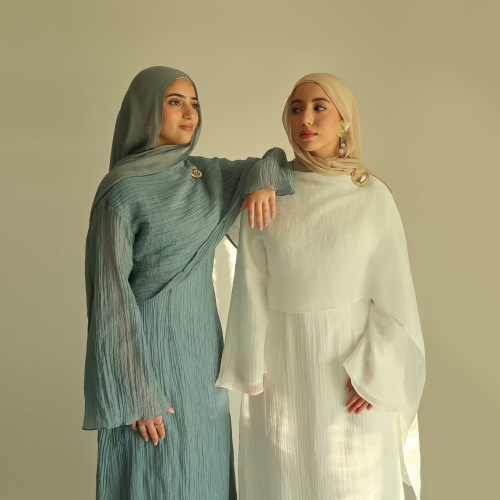 شال چین دار لباس شیک پوش آبایا