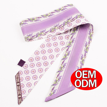 Top Seller: Custom Logo Digital Print 70% Cotton 30% Silk Scarf for Wholesale