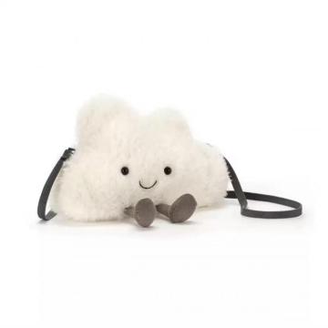 Cute stuffed cloud satchel girls daily shoulder bag