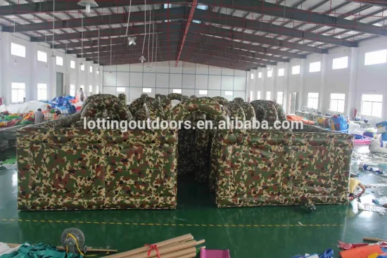 military mini kids inflatable bouncer maze