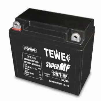 Maintenance-free Battery for Motorcycle with 7Ah Rated Capacity