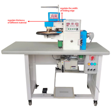 Tenghong TH-298 Automatic Hot-Cement Side Folding Machine for Shoe Upper Leather