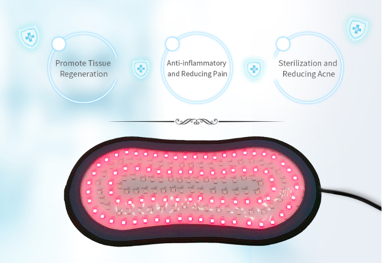 660nm Red Light 850nm Near Infrared Light Wrap Pad For Skin