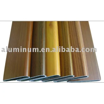 wood grain transfer aluminium profile