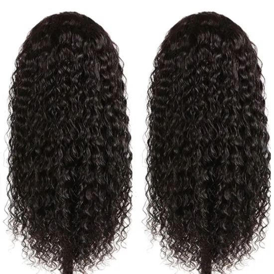 13*4 lace brazilian hair wigs virgin hd lace wig Pre-Plucked water wave transparent HD Full Lace Human Hair Wigs with baby hair