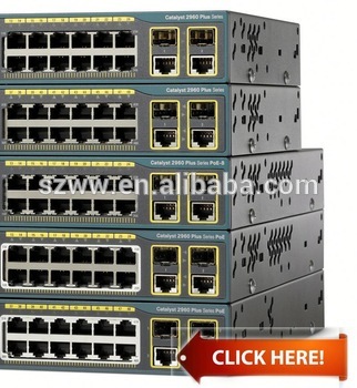 New Sealed WS-C2960+24PC-L Catalyst 2960 Plus 24 10/100 PoE + 2 T/SFP LAN Base switch