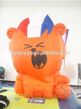 Oxford Cloth giant inflatable lion for advertising