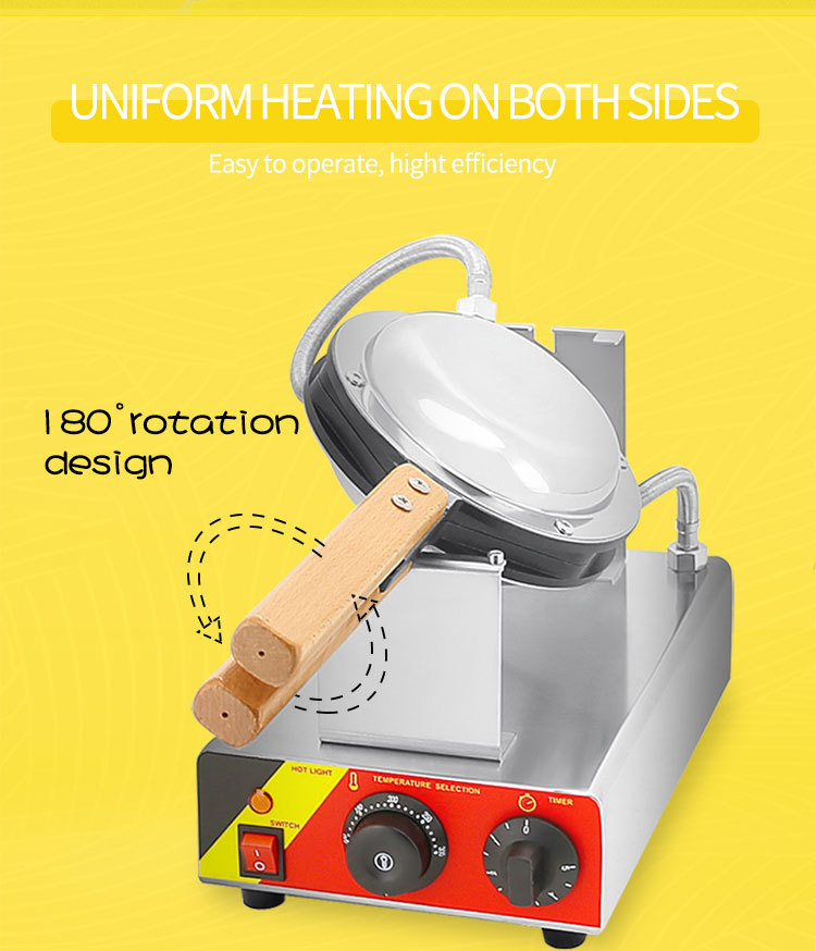 Commercial Machine Egg Bubble Waffle Maker Bubble Waffle Machine, High