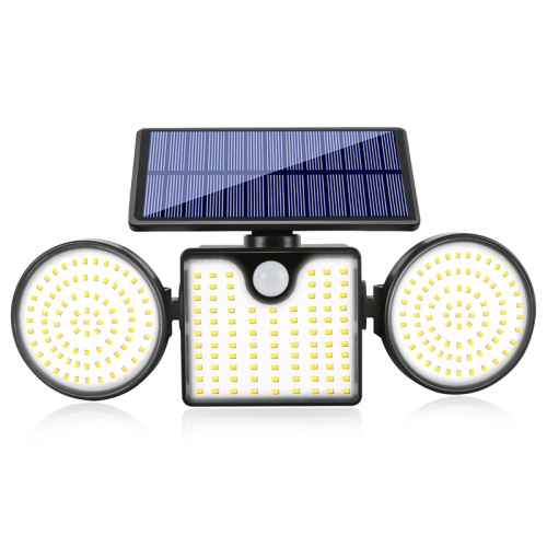 Solar Lights 3-Head Adjustable Wall Lights