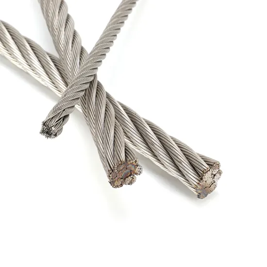SS 316 or 304 7X19 Steel wire rope