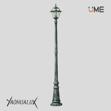 cast aluminum pole classic outdoor lighting
