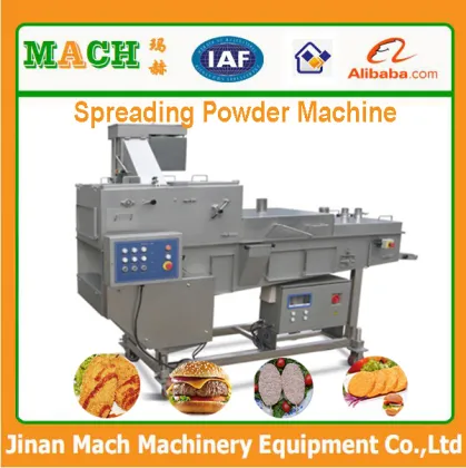 Breaded Squid strips battering machine