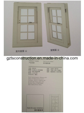 American Style Wood Single Hung Window