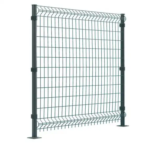 3D Curved Welded Wire Mesh Panel Fence