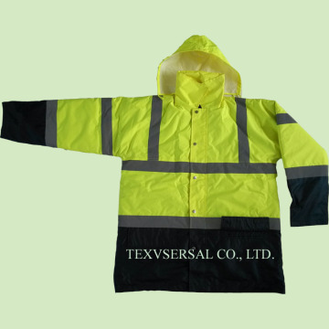 Hi Visibility Reflective Padded Jacket