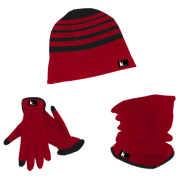 Warm Set, Fleece Set, Hat, Glove, Snood