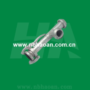 Carbon Steel Perrot Coupling T Type Two Male and One Female