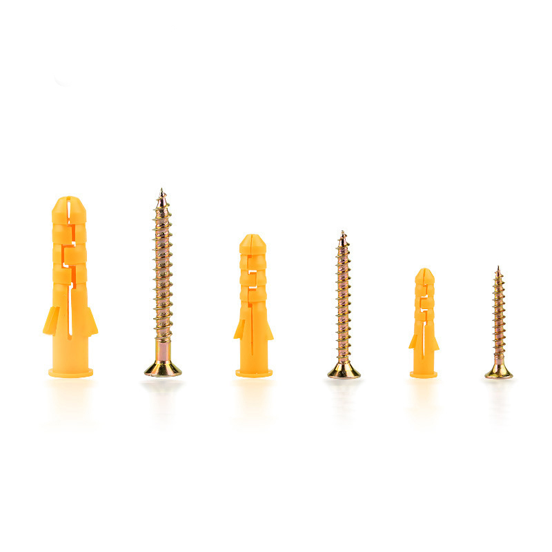 Yellow Good Quality Plastic expansion screw