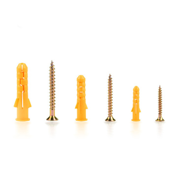 Yellow Good Quality Plastic expansion screw