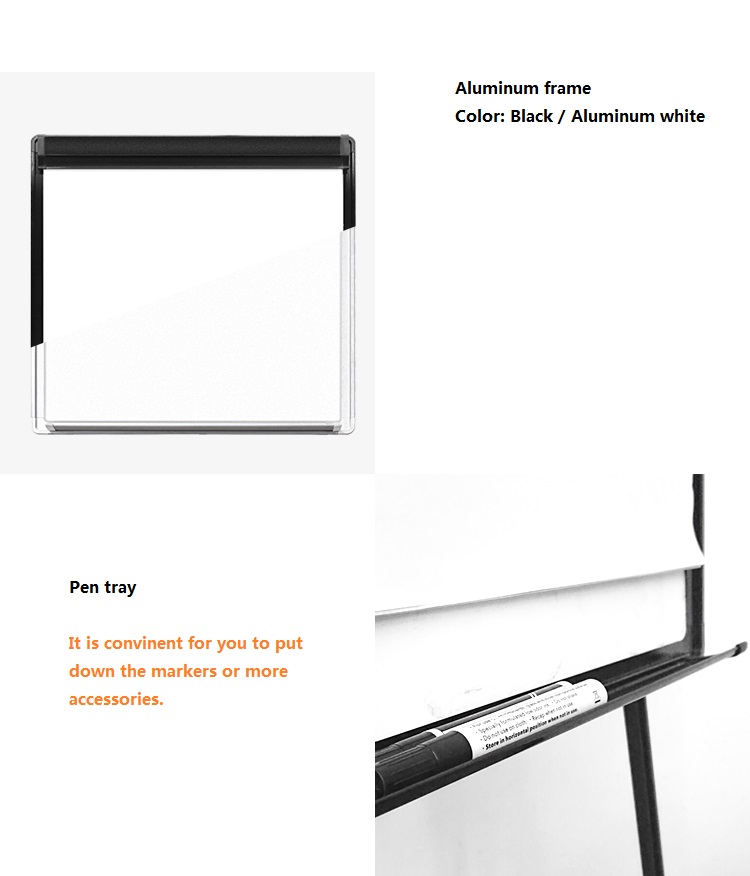 whiteboard with pen tray alumnium frame