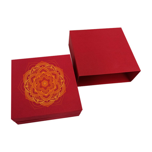 Packaging Red Paper Sleeve Gift Boxes Custom