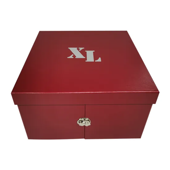 Luxury paper packaging lid and base paper box