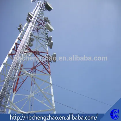 steel tower, tubular tower, GSM telecom tower, antenna tower