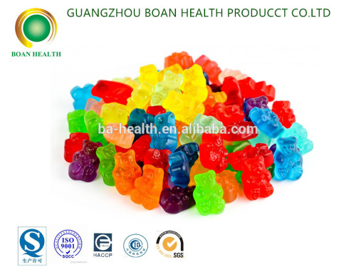 different shapes vitamin halal gummy bear candy
