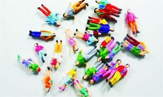 P87-25 1:87 HO Architectural Scale Model People Painted Fig