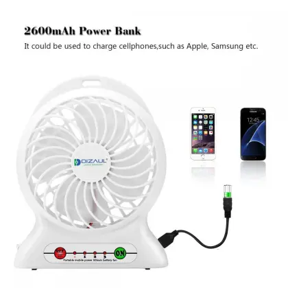 Portable USB Standing Fan Mini Fan Bedroom Beyond