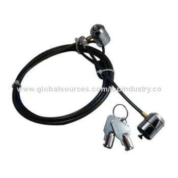 Notebook Lock, Double Head Tubular Key Help Secure All Type of Tablet PC, Camera, Projector, Monitor